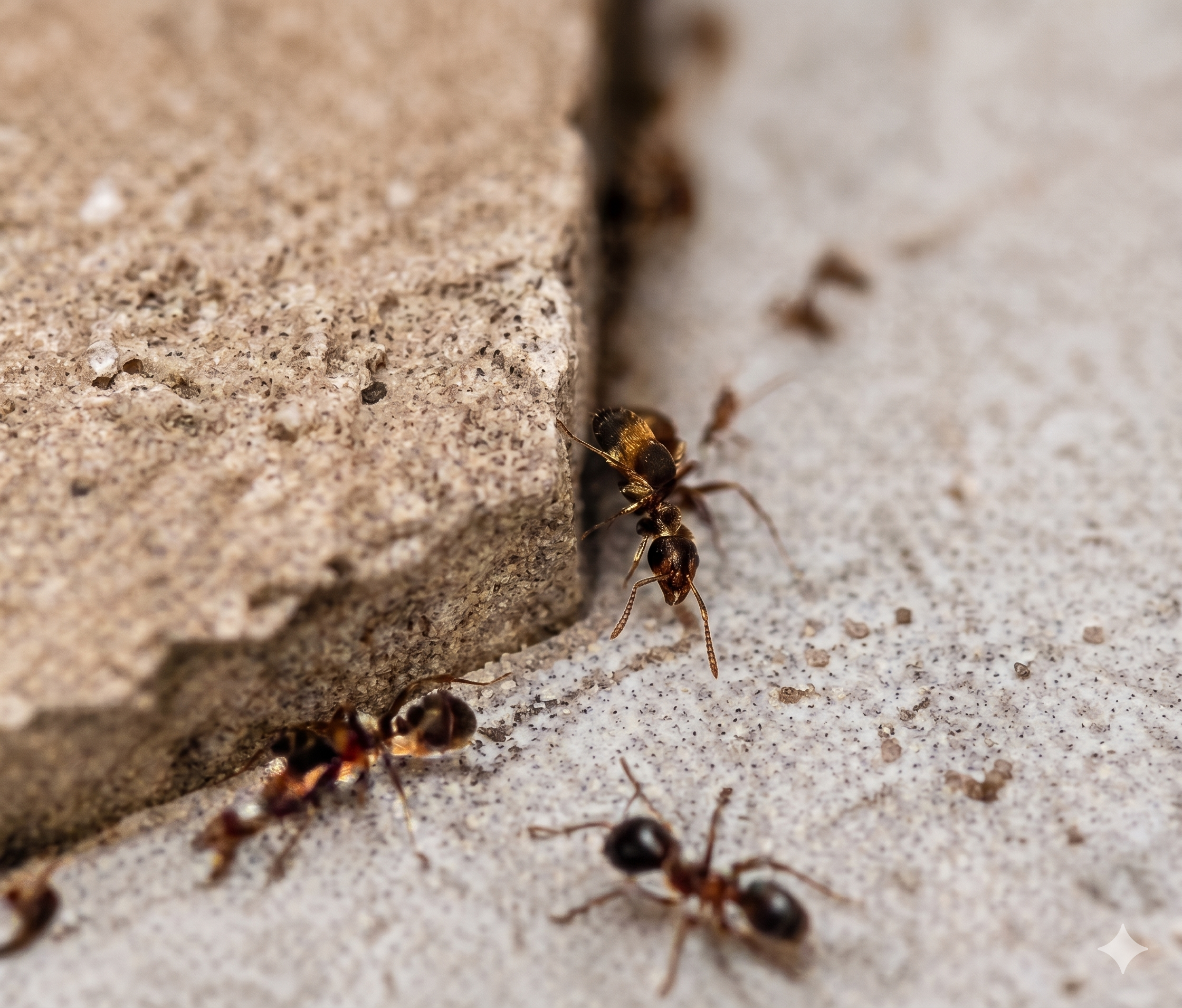 Ants entering from cracks