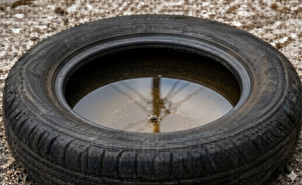 Old tyres